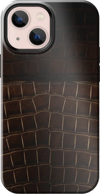 Croc Emboss case on the iPhone 13 mini