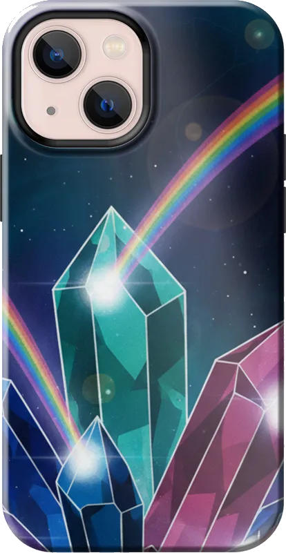 Crystal Prism case on the iPhone 13 mini