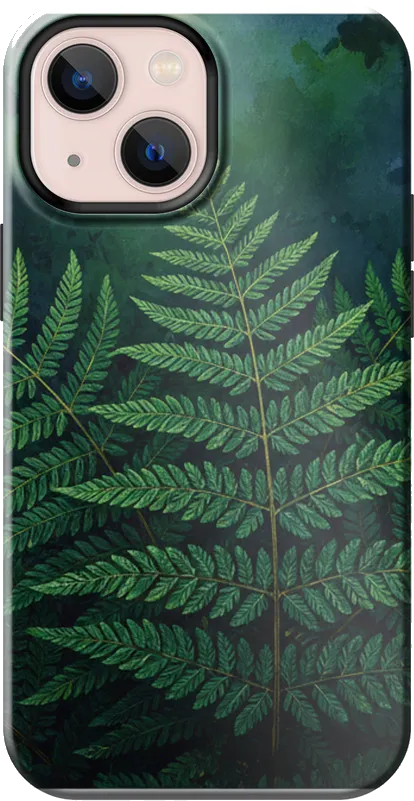 Fern Forest case on the iPhone 13 mini