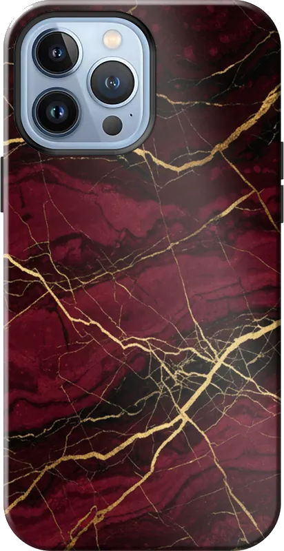 Blood Marble case on the iPhone 13 Pro Max