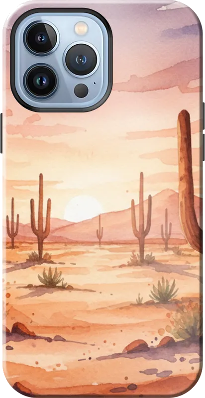 Desert Cactus Wash case on the iPhone 13 Pro Max