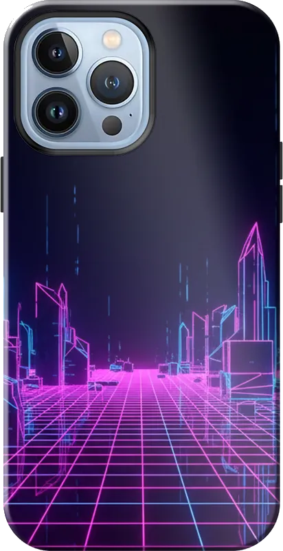 Neon Grid case on the iPhone 13 Pro Max