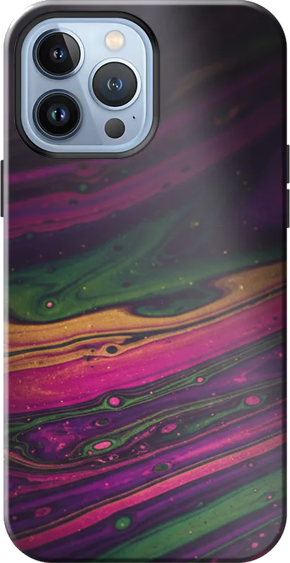 Oil Slick case on the iPhone 13 Pro Max
