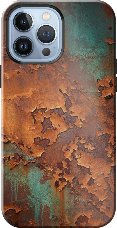 Rust Texture case on the iPhone 13 Pro Max