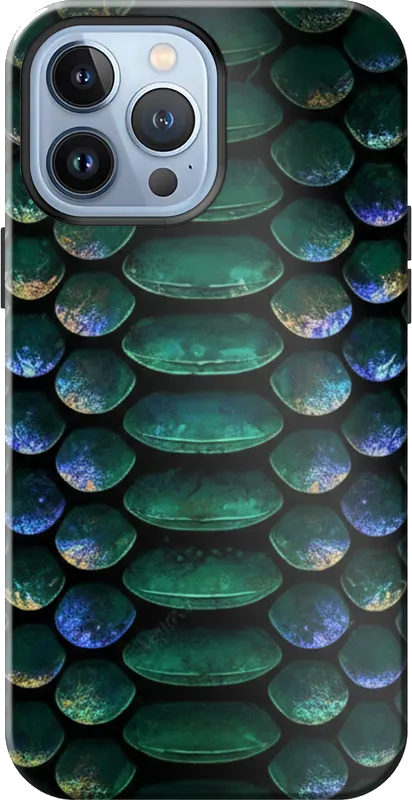Snakeskin Emerald case on the iPhone 13 Pro Max