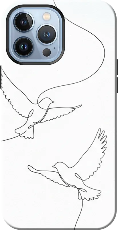 Twin Birds case on the iPhone 13 Pro Max