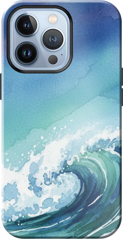 Ocean Blues case on the iPhone 13 Pro