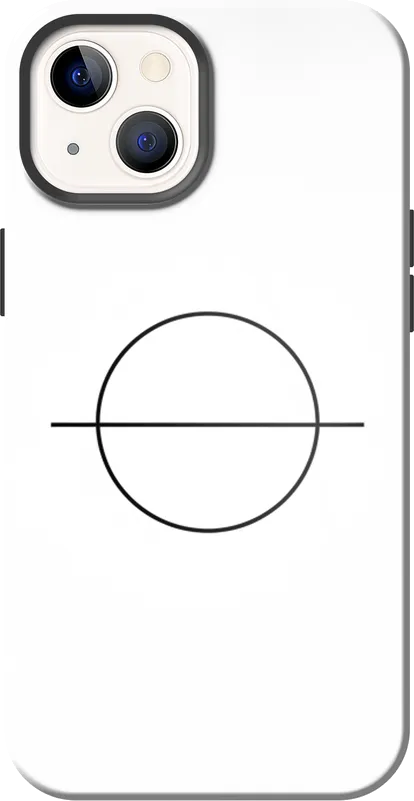Circle Horizon case on the iPhone 13
