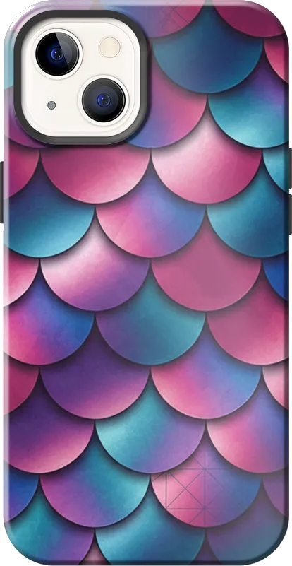 Holographic Scales case on the iPhone 13