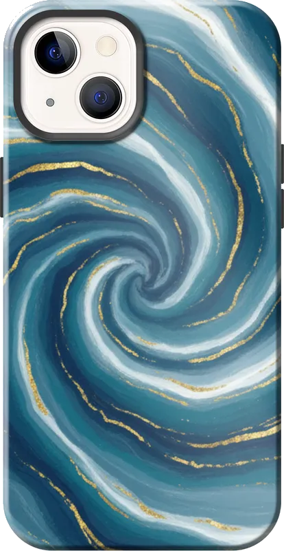 Ocean Marble case on the iPhone 13