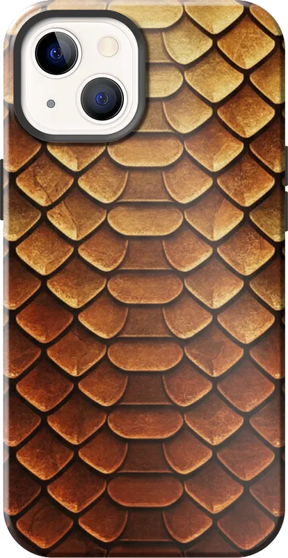 Python Bronze case on the iPhone 13