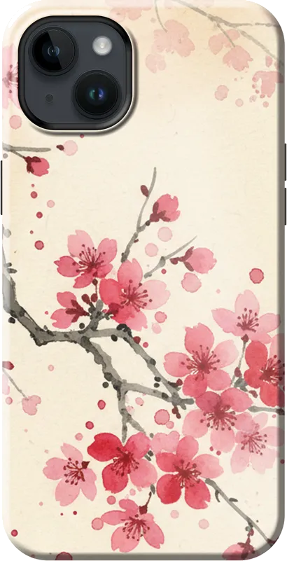 Cherry Ink case on the iPhone 14 Plus