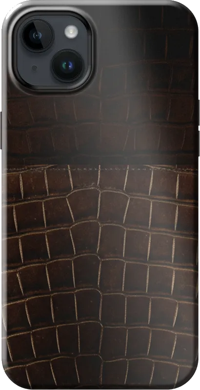 Croc Emboss case on the iPhone 14 Plus