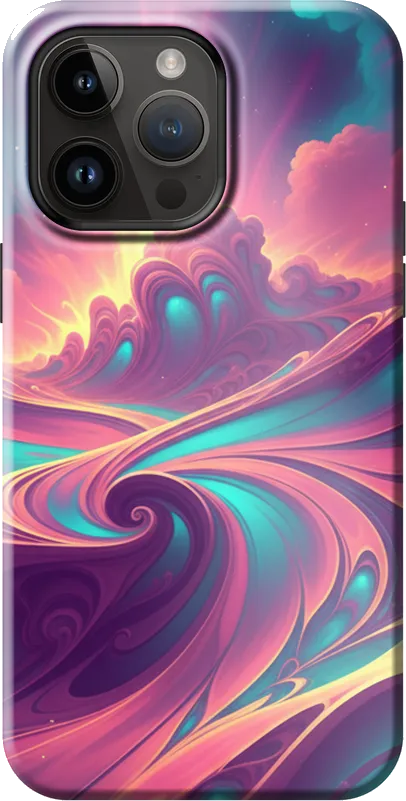 Aurora Glow case on the iPhone 14 Pro Max