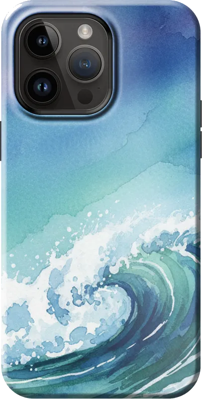 Ocean Blues case on the iPhone 14 Pro Max