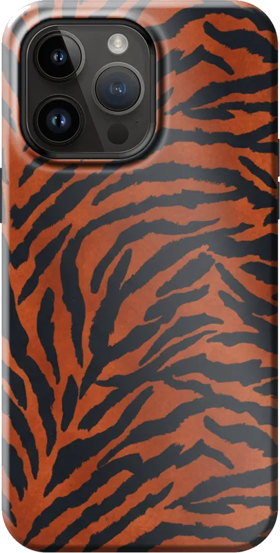 Tiger Flame case on the iPhone 14 Pro Max