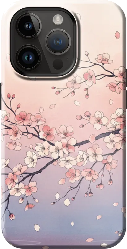 Cherry Blossom case on the iPhone 14 Pro