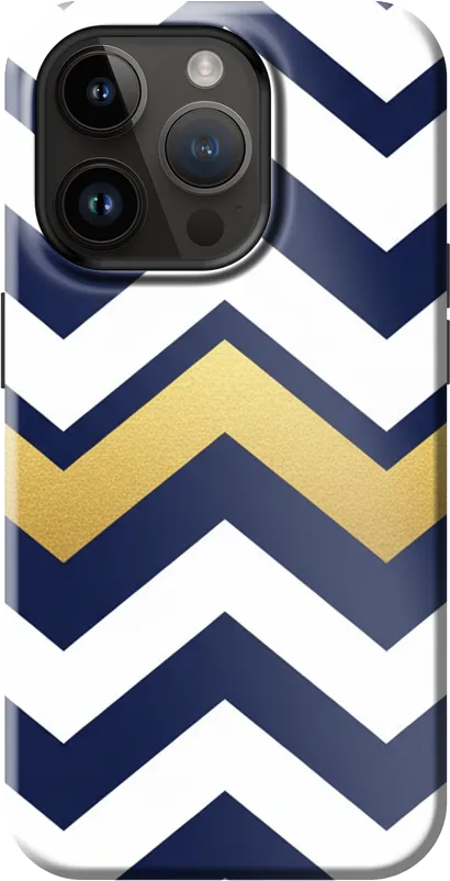 Chevron Stripe case on the iPhone 14 Pro