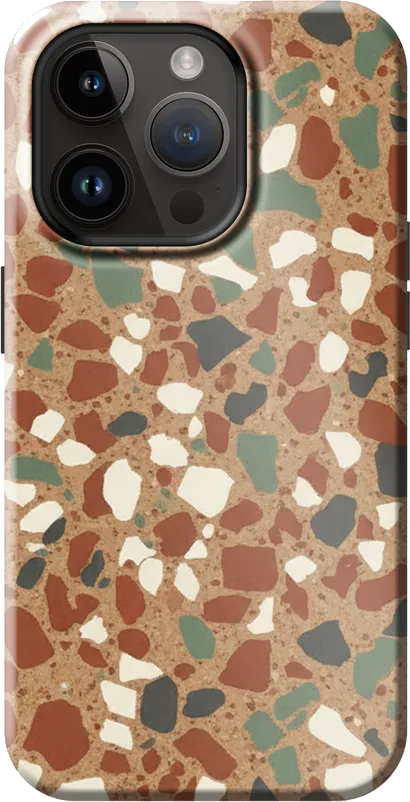 Terrazzo case on the iPhone 14 Pro