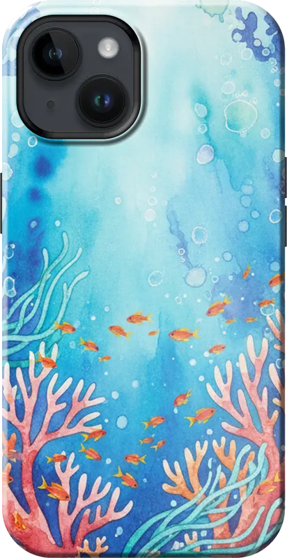 Coral Reef case on the iPhone 14