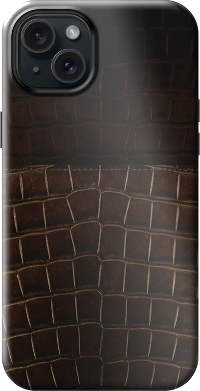Croc Emboss case on the iPhone 15 Plus