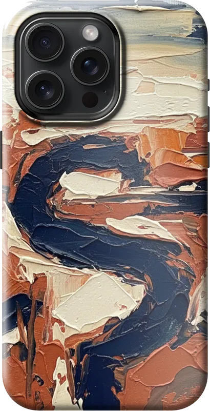 Brush Strokes case on the iPhone 15 Pro Max