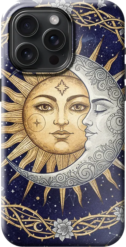 Celestial Sun & Moon case on the iPhone 15 Pro Max