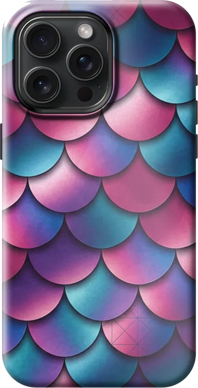 Holographic Scales case on the iPhone 15 Pro Max