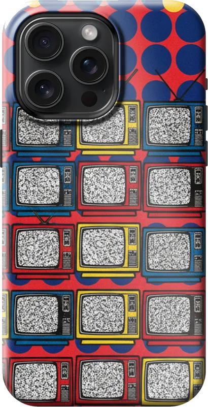 Retro Television case on the iPhone 15 Pro Max