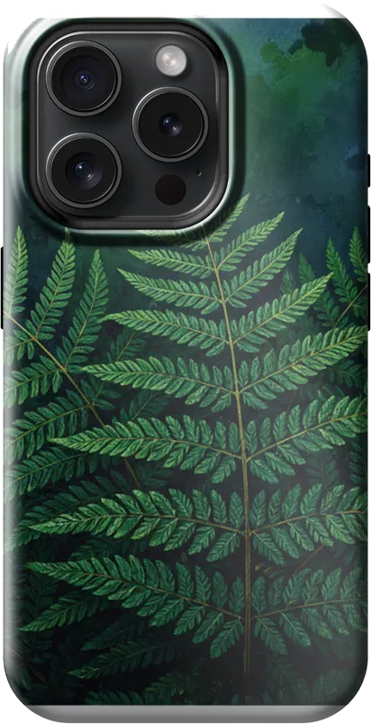 Fern Forest case on the iPhone 15 Pro