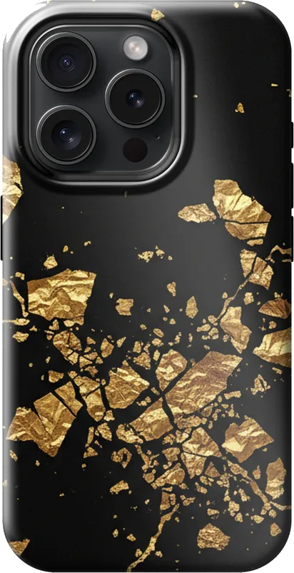 Gold Leaf case on the iPhone 15 Pro