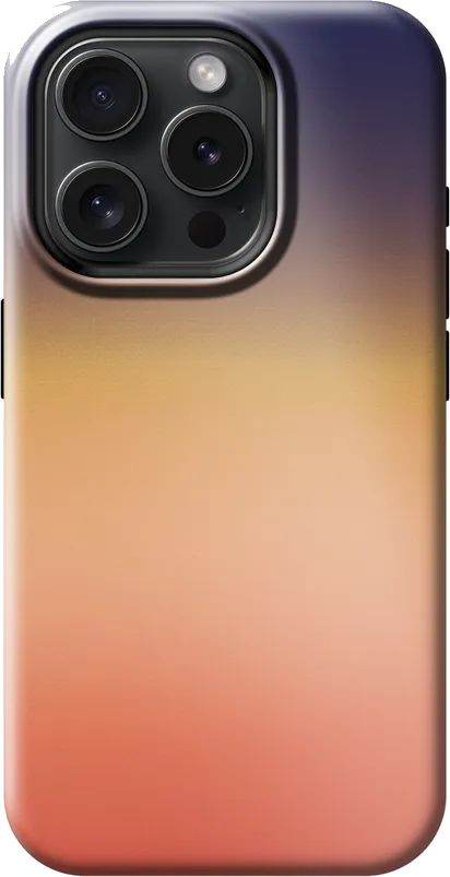 Gradient Sunset case on the iPhone 15 Pro
