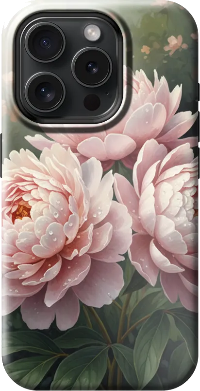 Peony Blush case on the iPhone 15 Pro