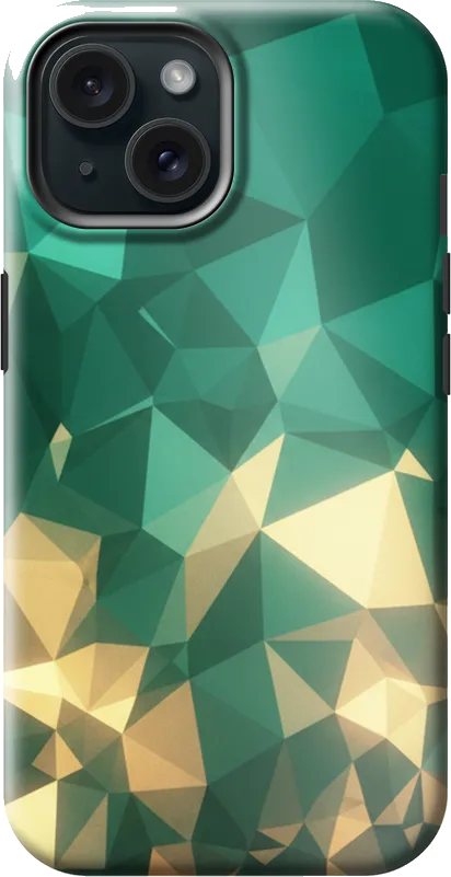 Triangle Mosaic case on the iPhone 15