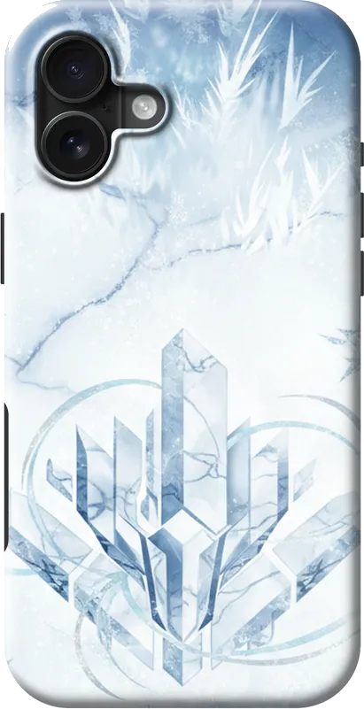 Arctic Marble case on the iPhone 16 Plus