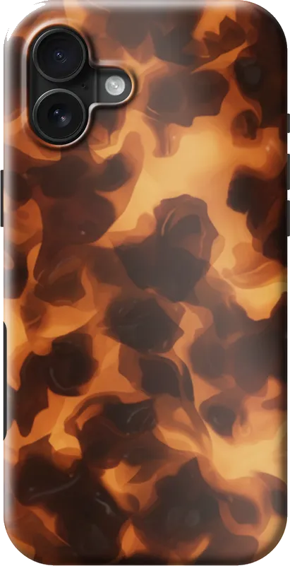 Tortoiseshell case on the iPhone 16 Plus