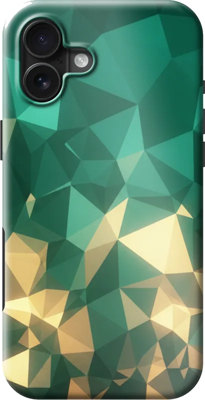 Triangle Mosaic case on the iPhone 16 Plus