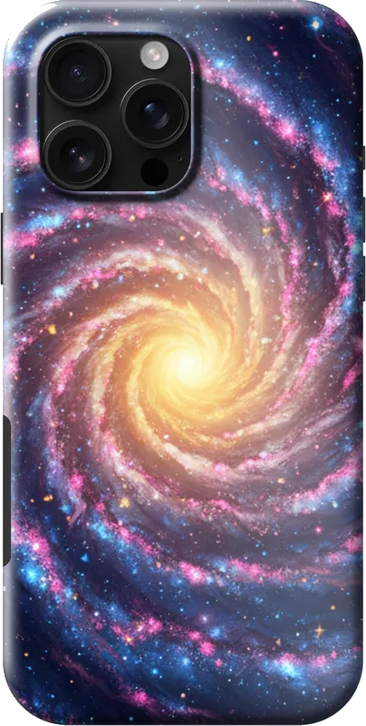 Galaxy Spiral case on the iPhone 16 Pro Max