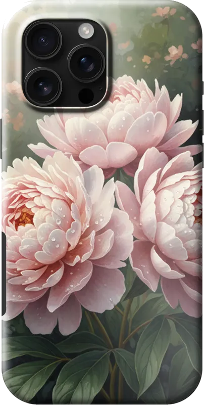 Peony Blush case on the iPhone 16 Pro Max