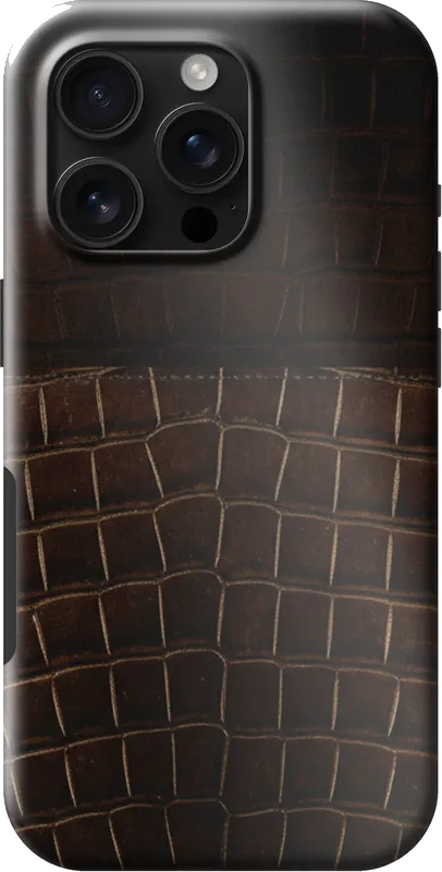 Croc Emboss case on the iPhone 16 Pro