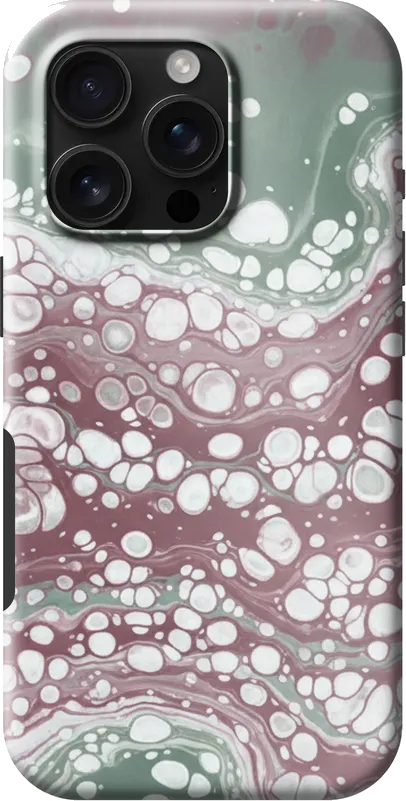 Paint Pour case on the iPhone 16 Pro