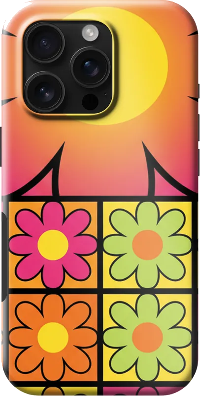 Pop Daisy case on the iPhone 16 Pro
