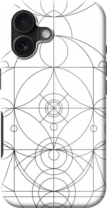 Clean Lines case on the iPhone 16