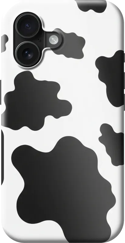 Cow Print case on the iPhone 16