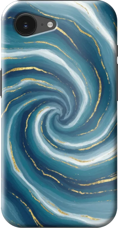 Ocean Marble case on the iPhone 16e / 17e
