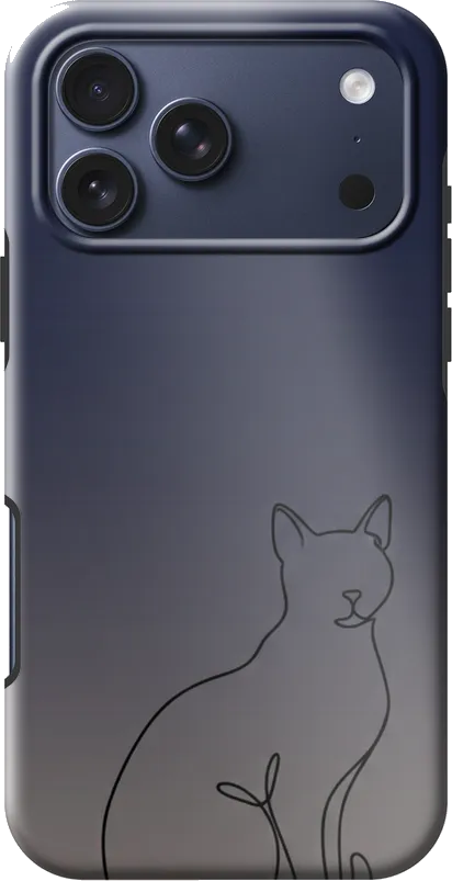 Cat Silhouette case on the iPhone 17 Pro Max