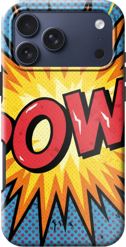 Comic POW case on the iPhone 17 Pro Max