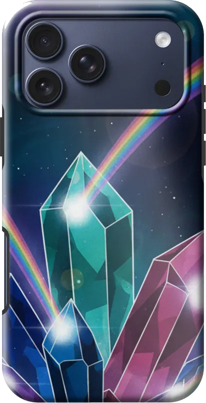 Crystal Prism case on the iPhone 17 Pro Max