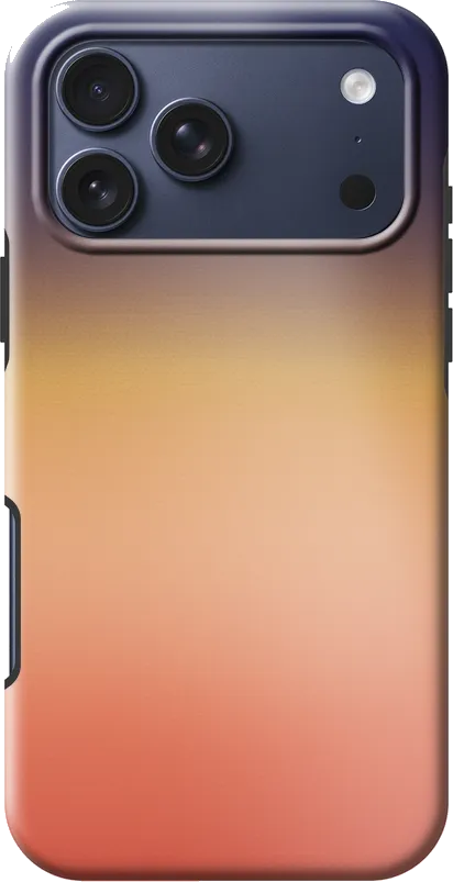 Gradient Sunset case on the iPhone 17 Pro Max