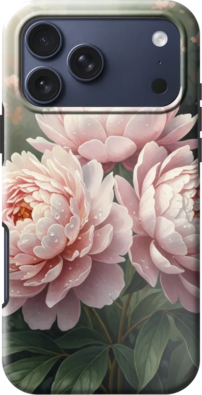 Peony Blush case on the iPhone 17 Pro Max